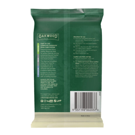 Leather Care Instant Shine Wipes 16PK - Image 2